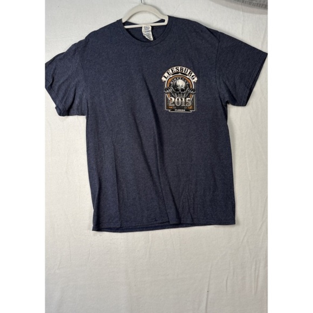 2015 Bike Week Mens T-SHIRT‎ Size L Black LEESBURG Florida Harley K1181